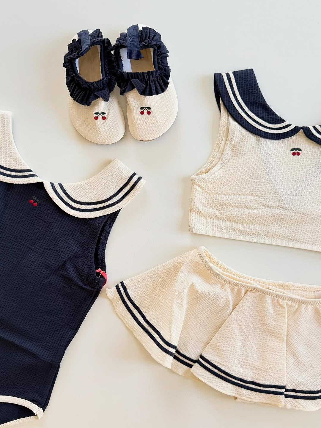 北欧新款儿童夏季小清新 连体 or 分体 泳衣