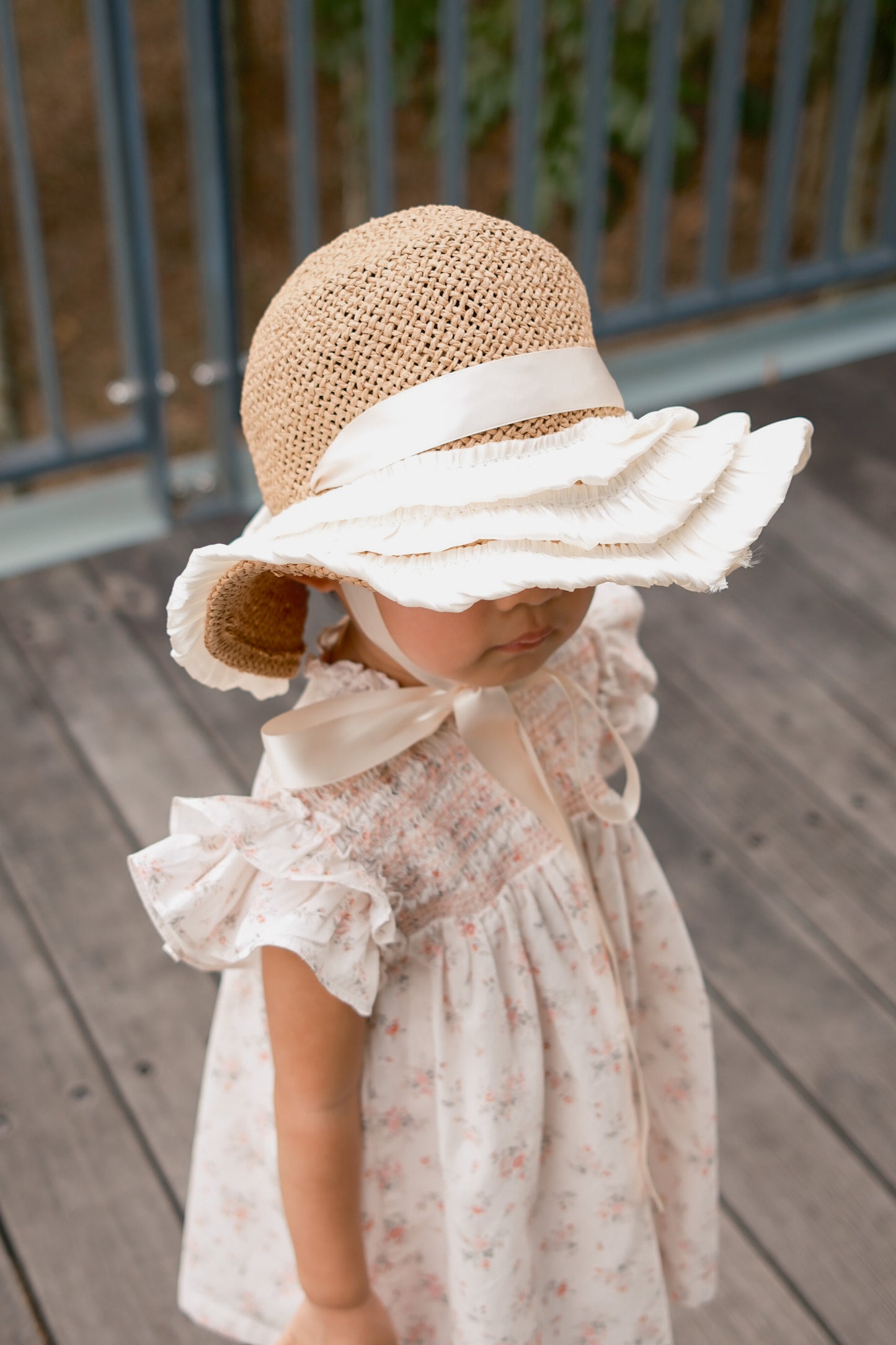 Cutemily童装女童连衣裙夏款碎花打揽连衣裙柔软棉飞袖背心连衣裙